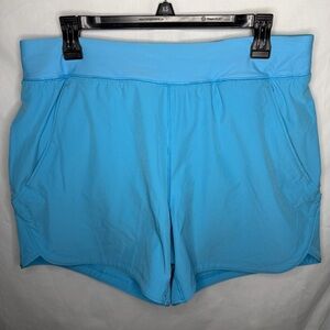 Lands' End Women's Light Blue Athletic Swim Shorts